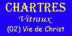 Chartres - Vitraux - (02) Vie de Christ